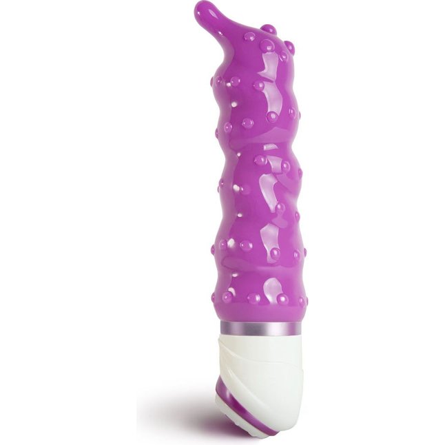Фиолетовый гнущийся вибромассажер Jog Thrill - 20,3 см - UltraZone