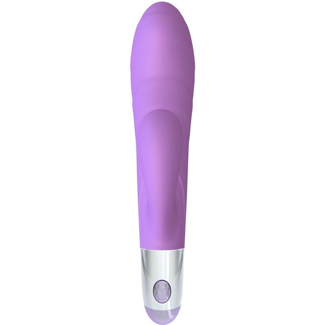 Фиолетовый вибратор Lovely Vibes G-spot Twin - 20 см. Фотография 3.