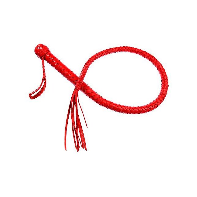 Однохвостная красная плеть - 70 см - BDSM accessories