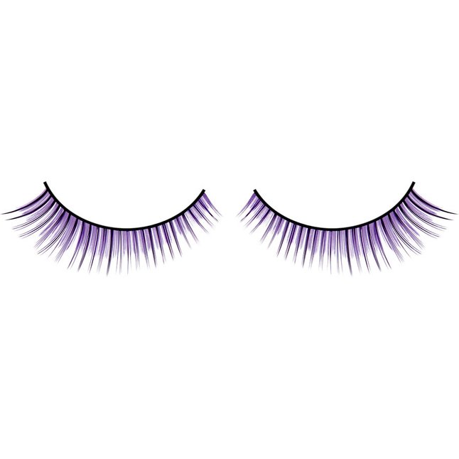 Чёрно-фиолетовые ресницы - Eyelashes Collection