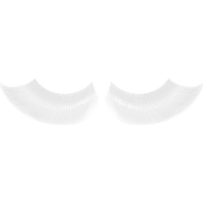 Белые ресницы-перья - Eyelashes Collection