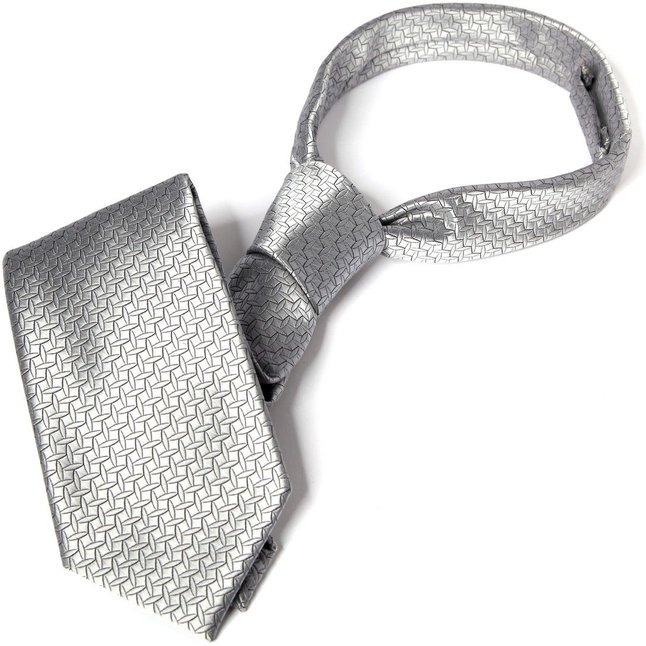 Фиксация в виде серебристого галстука Christian Grey’s Silver Tie - Fifty Shades of Grey