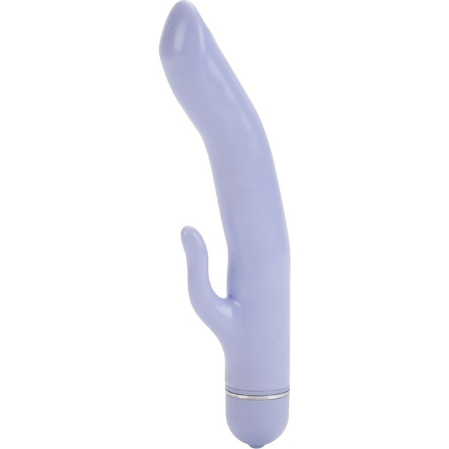 Фиолетовый вибратор Flexi Slider - 21 см - First Time