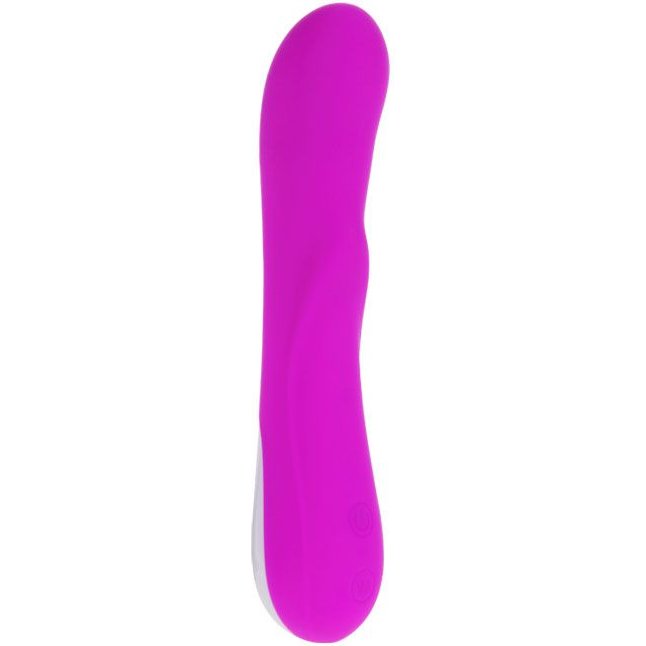 Фиолетовый вибратор с 30 режимами вибрации Giles - 19,5 см - Pretty Love
