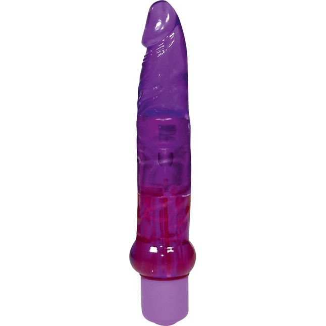 Фиолетовый гелевый анальный вибратор Jelly Anal - 17,5 см - You2Toys