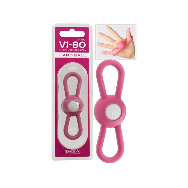 Розовый вибростимулятор VI-BO HAND BALL - VI-BO vibrators. Фотография 3.