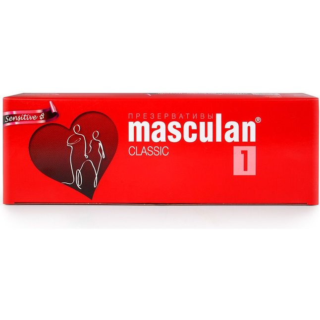 Нежные презервативы Masculan Classic 1 Sensitive - 150 шт