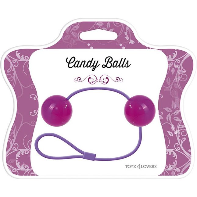 Пурпурные вагинальные шарики PALLINE CANDY BALLS PURPLE - Candy Balls