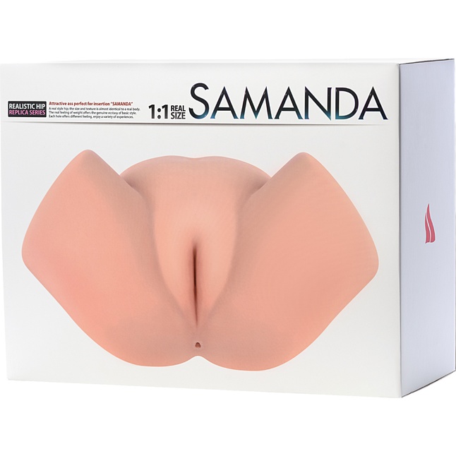Мастурбатор-полуторс с вагиной и анусом Samanda. Фотография 6.
