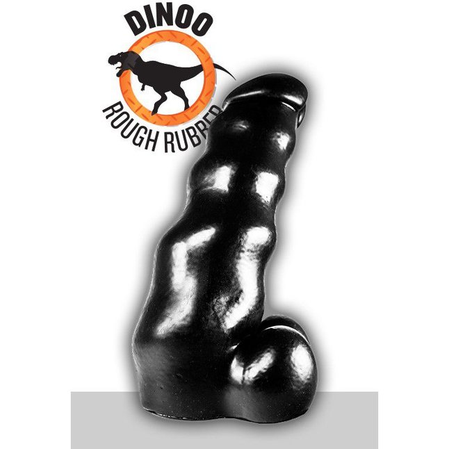 Черный фаллоимитатор Itemirus - 32 см - Dinoo