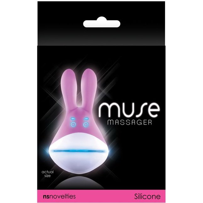 Фиолетовый вибратор с ушками Muse Massager - Muse. Фотография 3.