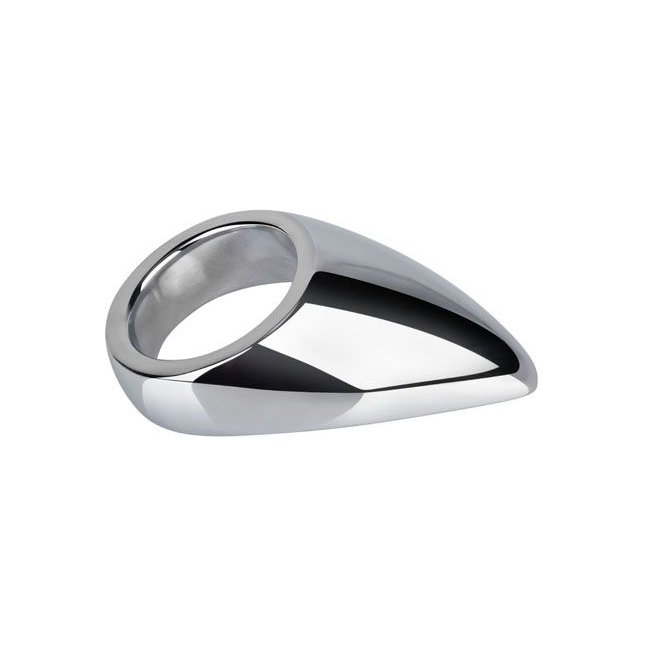Эрекционное кольцо с металлическим языком Teadrop (размер S)