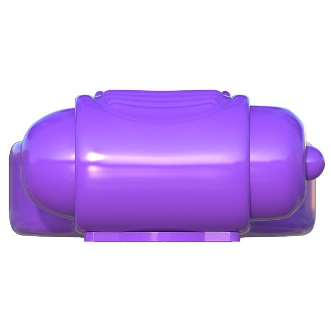 Фиолетовое эрекционное кольцо с 2 виброэлементами Magic Touch Couples Ring - Fantasy C-Ringz. Фотография 5.