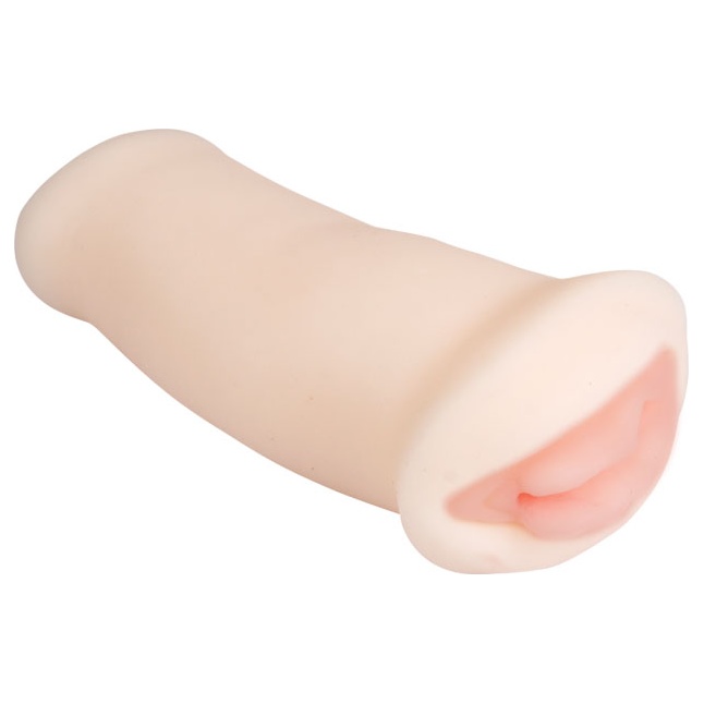 Вибрирующий мастурбатор-вагина с нежными губками Lily - 18 см. Фотография 3.