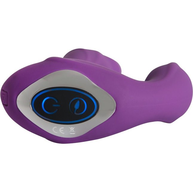 Фиолетовый вибратор Javida 3-point Vibe - 15 см - JAVIDA. Фотография 2.