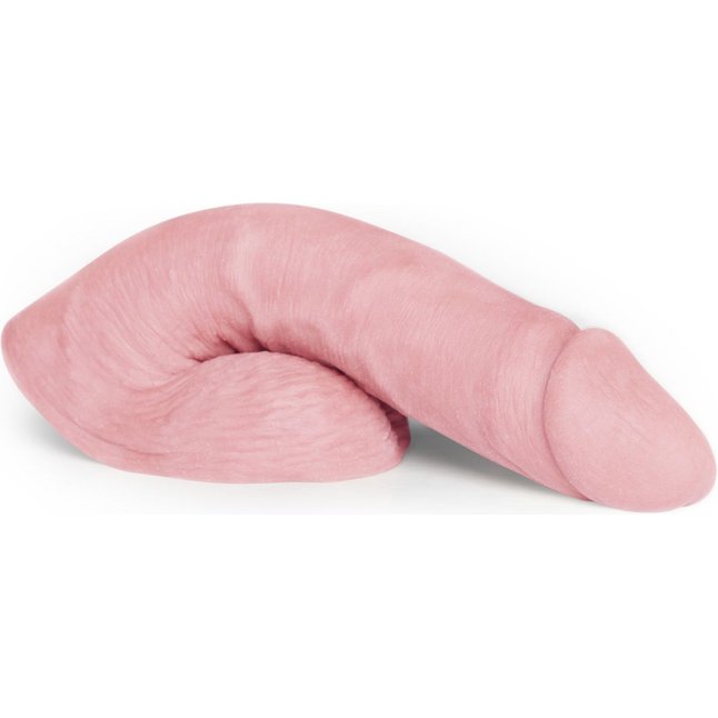 Мягкий имитатор пениса Pink Limpy большого размера - 21,6 см
