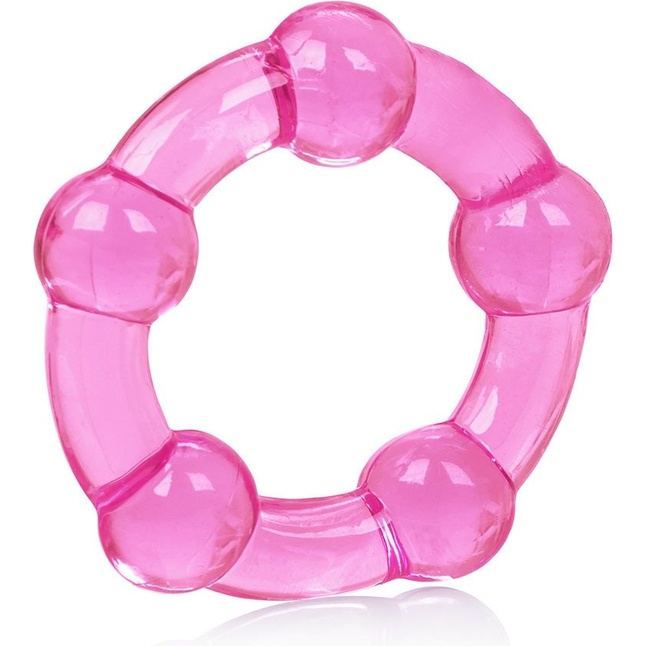 Набор из трех розовых колец разного размера Island Rings - Rings!. Фотография 4.