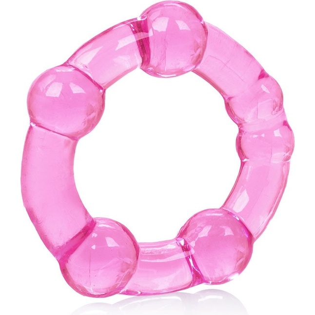 Набор из трех розовых колец разного размера Island Rings - Rings!. Фотография 6.