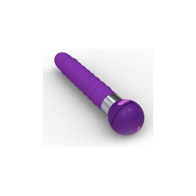 Фиолетовый волнообразный вибромассажёр Touch - 20,5 см. Фотография 2.