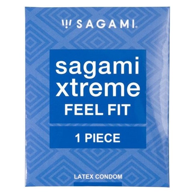 Презерватив Sagami Xtreme Feel Fit 3D - 1 шт - Sagami Xtreme