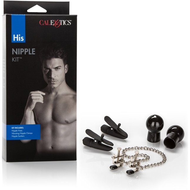 Эротический набор для мужчин His Nipple Kit - Kits. Фотография 3.