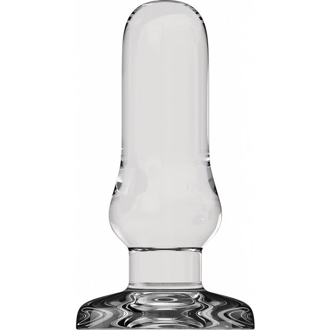 Прозрачный анальный стимулятор Bottom Line 6 Model 4 Glass - 15,5 см - Bottom Line