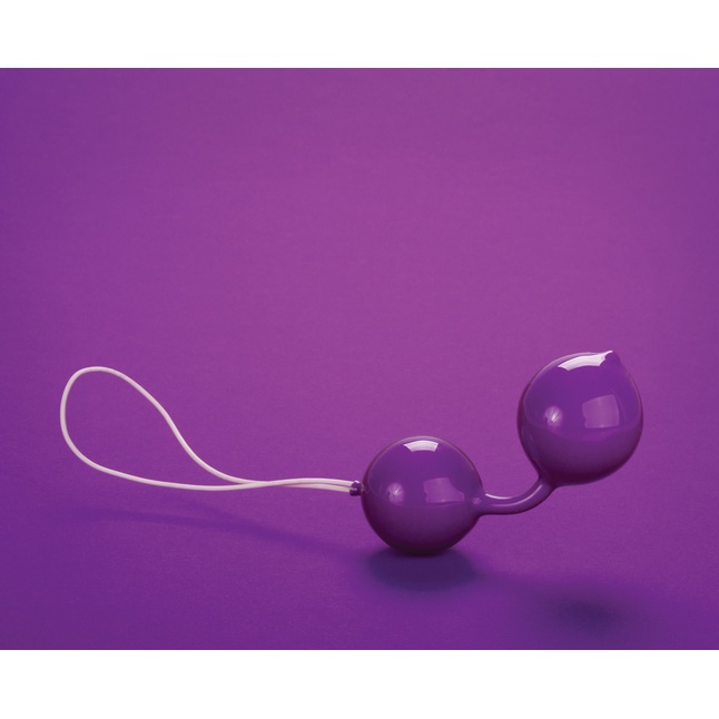 Фиолетовые вагинальные шарики Geisha Purple - Shots Toys. Фотография 3.
