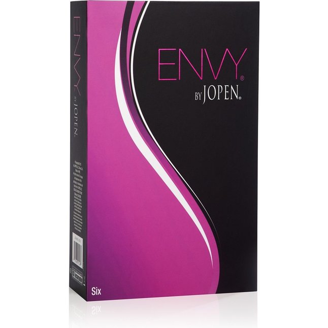 Розовый вибромассажер Six Envy by Jopen - 17,8 см - Envy. Фотография 2.