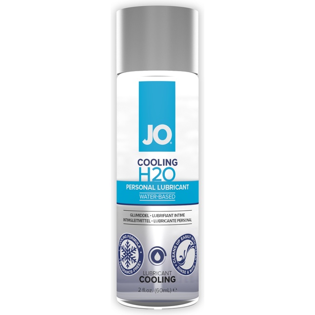 Охлаждающий лубрикант на водной основе JO Personal Lubricant H2O COOLING - 60 мл - JO H2O Classic