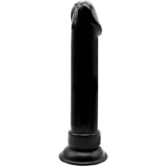 Чёрный анальный фаллоимитатор MENZSTUFF BLACK KNIGHT 9INCH BUTT PLUG - 23 см - MenzStuff