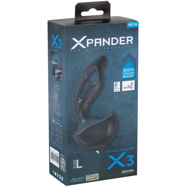 Стимулятор простаты JoyDivision Xpander X3 Size L. Фотография 3.