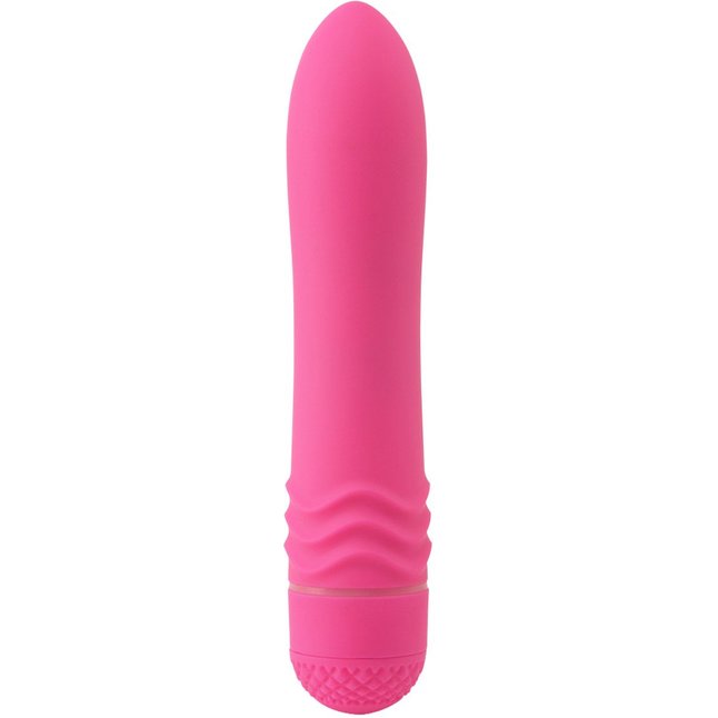 Розовый водонепроницаемый вибратор Neon Luv Touch Vibe - 19 см - Neon Luv Touch