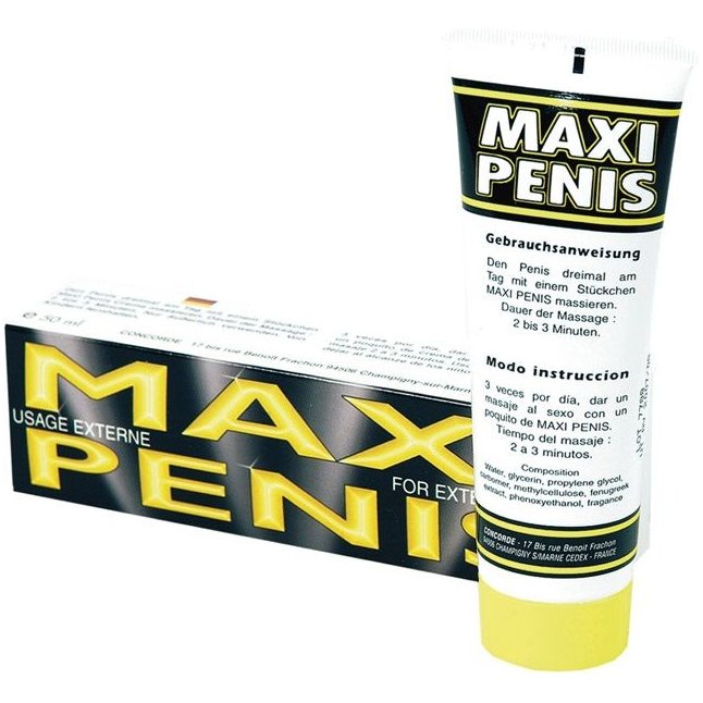 Крем для увеличения члена Maxi Penis - 50 мл. Фотография 2.
