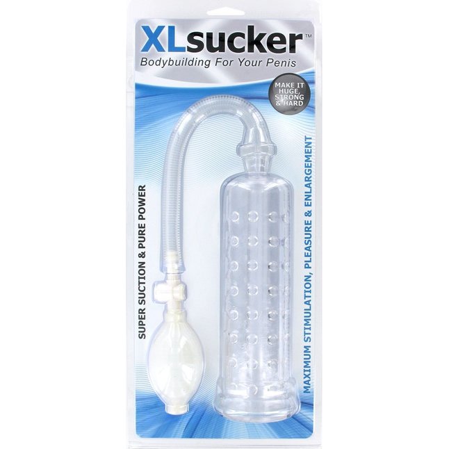 Прозрачная вакуумная помпа XLsucker Penis Pump. Фотография 3.