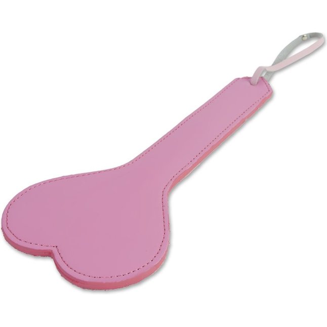 Розовая шлёпалка в форме сердечка - 29 см