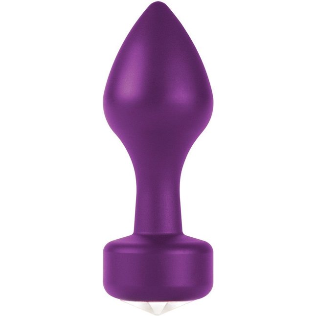 Фиолетовый анальный плаг Elegant Purple - 8,3 см - Ouch!