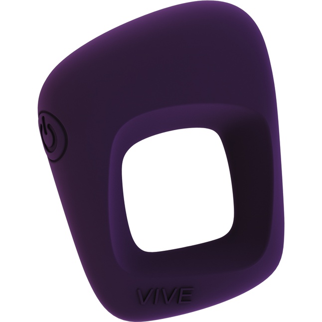 Фиолетовое эрекционное вибрирующее кольцо Senca - Vive