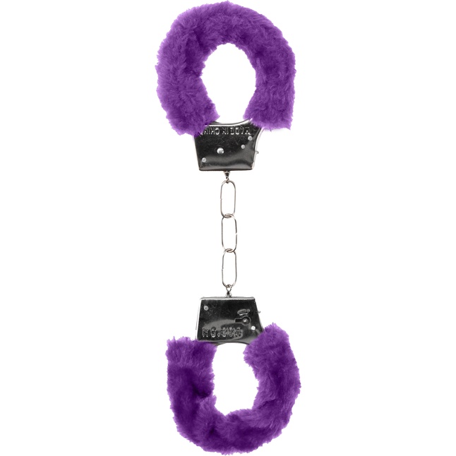 Пушистые фиолетовые наручники OUCH! Purple - Ouch!. Фотография 2.