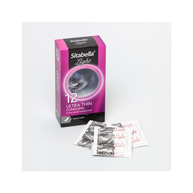 Особо тонкие презервативы Sitabella Light - 12 шт - Sitabella condoms