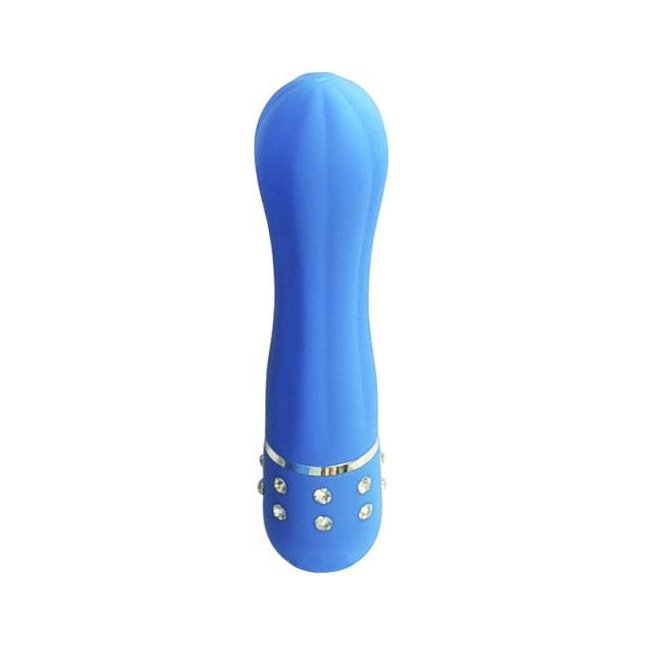 Синий вибратор Becky - 11,5 см