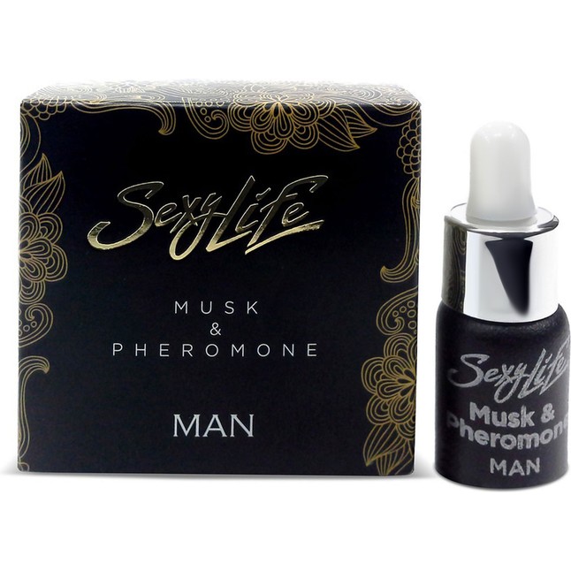 Ароматическое масло с феромонами Sexy Life Musk Pheromone man - 5 мл - Духи и спреи с феромонами Sexy Life