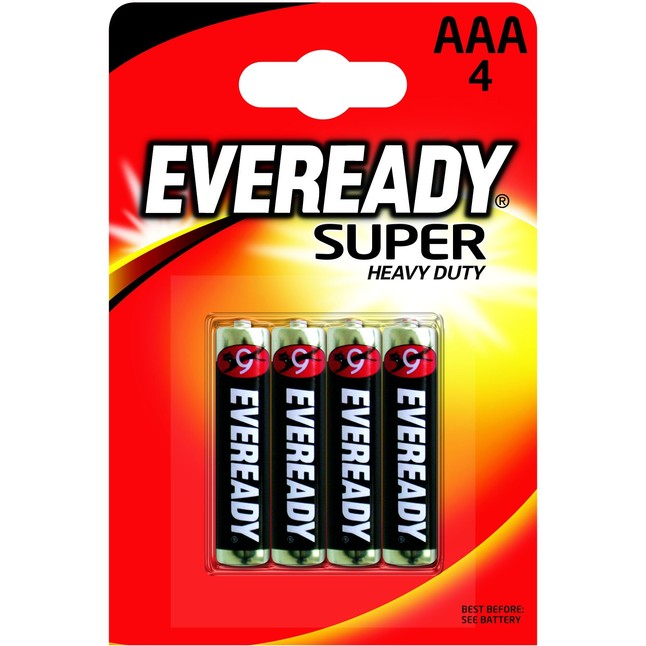 Батарейки EVEREADY SUPER R03 типа AAA - 4 шт