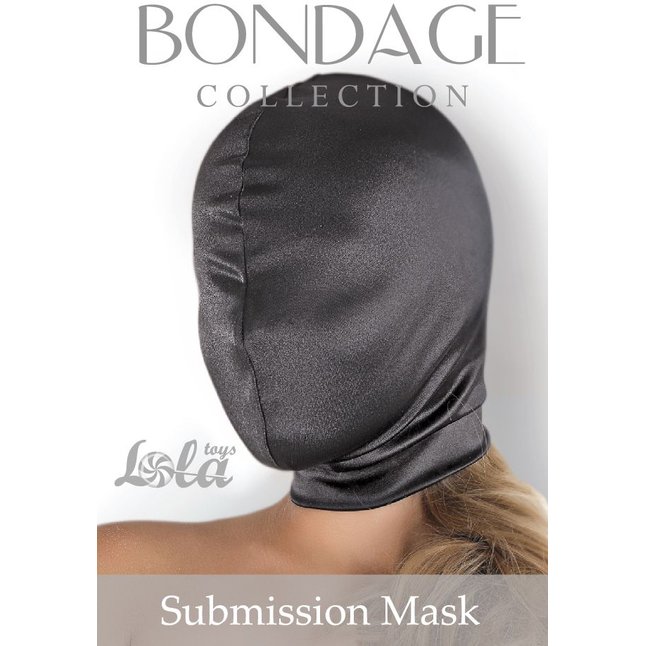 Глухая шлем-маска Submission Mask - Bondage Collection