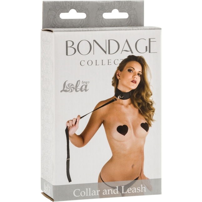 Ошейник Bondage Collection Collar and Leash Plus Size - Bondage Collection. Фотография 2.