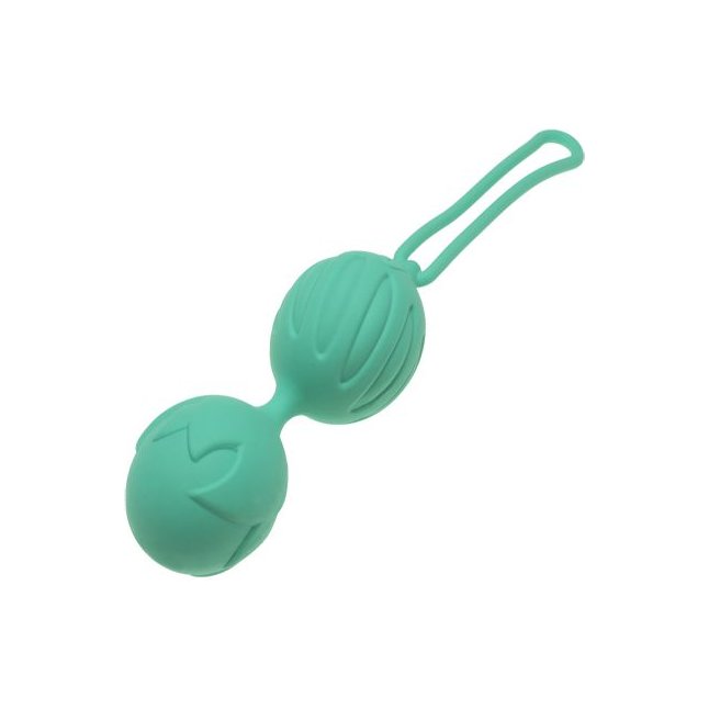 Зелёные вагинальные шарики Geisha Lastic Ball S