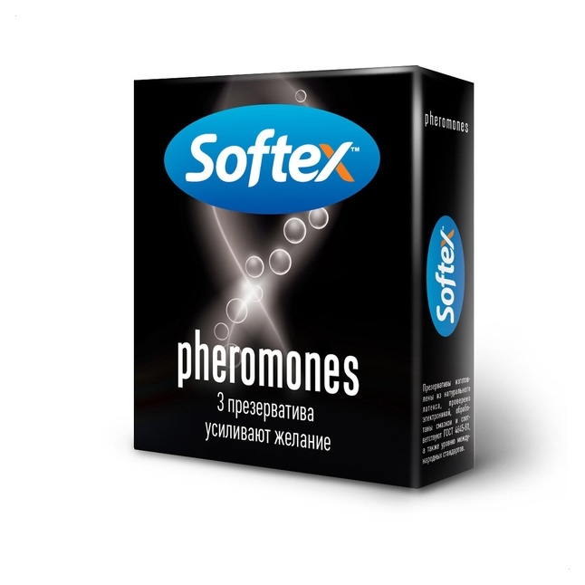 Презервативы, усиливающие желание, Softex Pheromones - 3 шт
