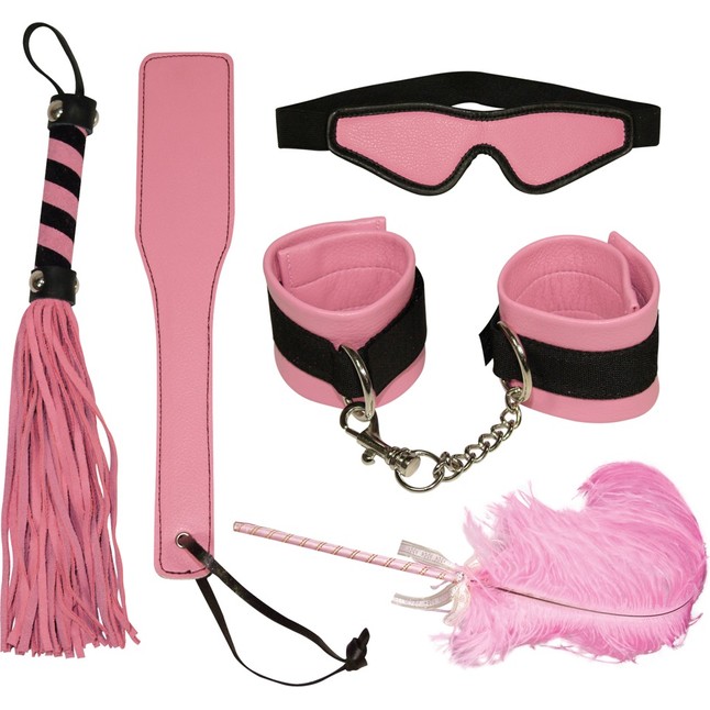 Розовый набор для любовных игр - Bad Kitty