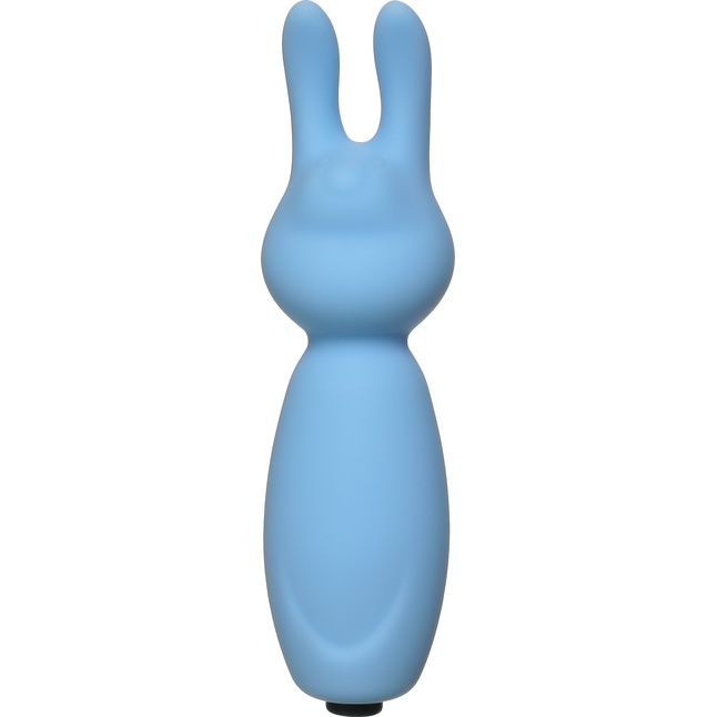Голубой мини-вибратор Emotions Funny Bunny - Emotions