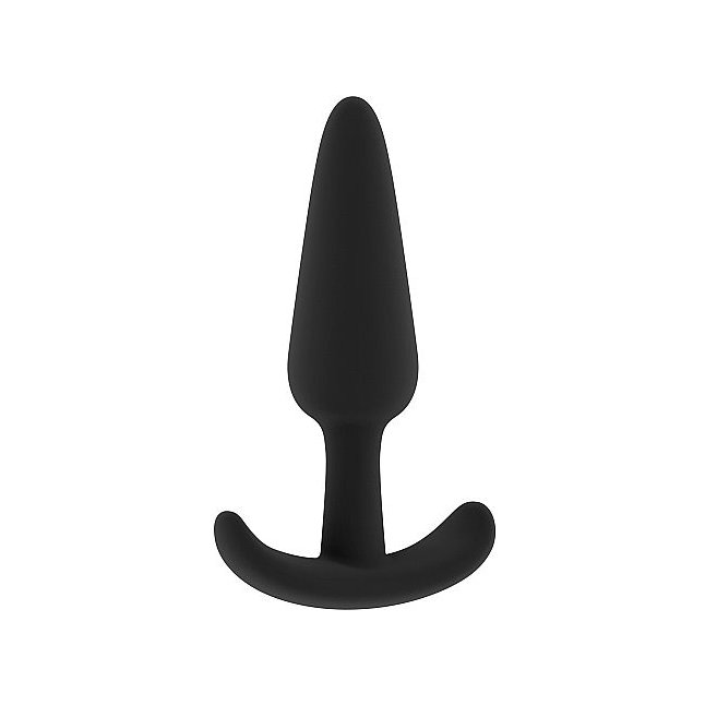 Чёрный анальный стимулятор Butt Plug No.29 - 12,5 см - Sono