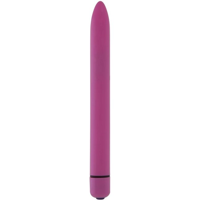 Розовый тонкий вибратор GC Slim Vibe - 16,5 см - GC   